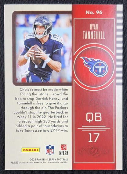 Ryan Tannehill 2023 Panini Legacy Red /299 Titans