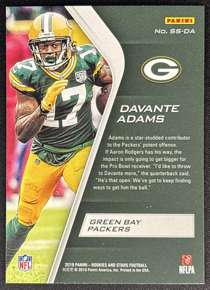 Davante Adams 2019 Panini Rookies & Stars Star Studded Packers back