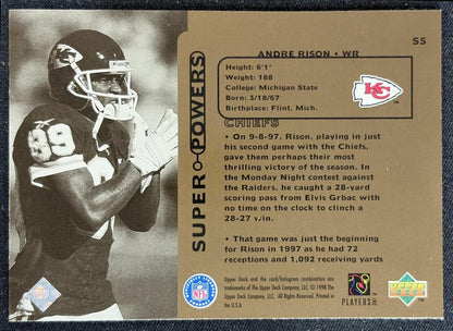 Andre Rison 1998 Upper Deck Super Powers Chiefs