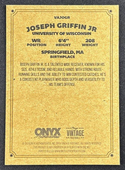Joseph Griffin Jr 2024 Onyx Vintage Collection Auto