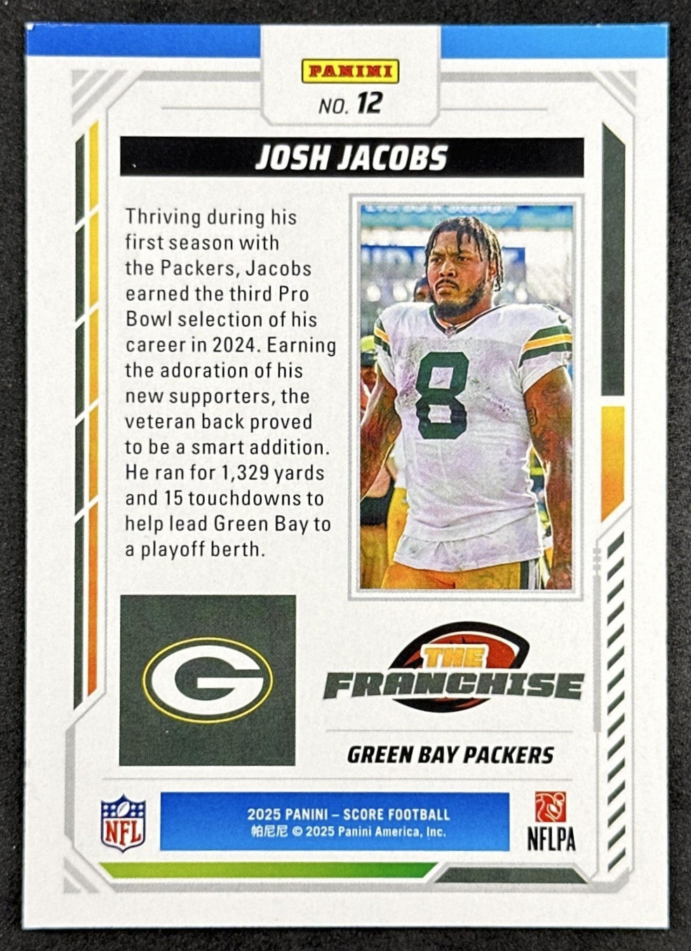 Josh Jacobs The Franchise Score 2025 Packers