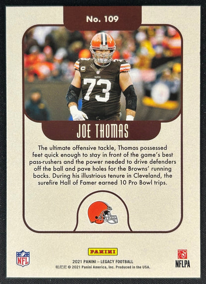 Joe Thomas 2021 Legacy back