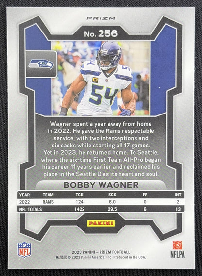 Bobby Wagner 2023 Panini Prizm Green Wave Seahawks