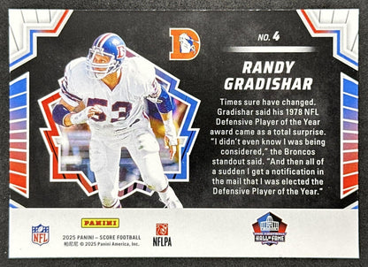 Randy Gradishar 2025 Panini Score Men of Canton Broncos