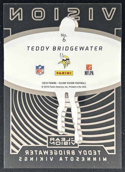 Teddy Bridgewater 2016 Panini Clear Vision Blue /99 Vikings