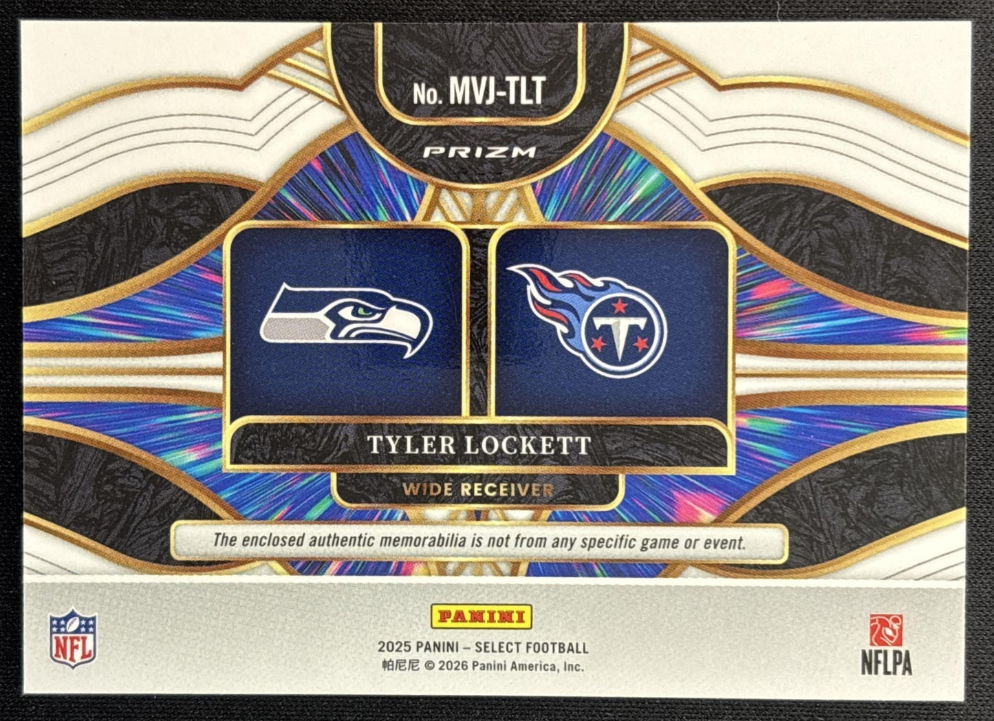 Tyler Lockett 2025 Panini Select Multiverse Jerseys Blue Prizm