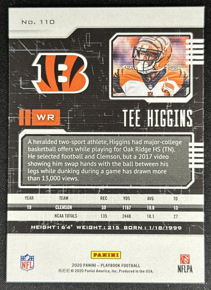 Tee Higgins 2020 Panini Playbook Next Up Bengals