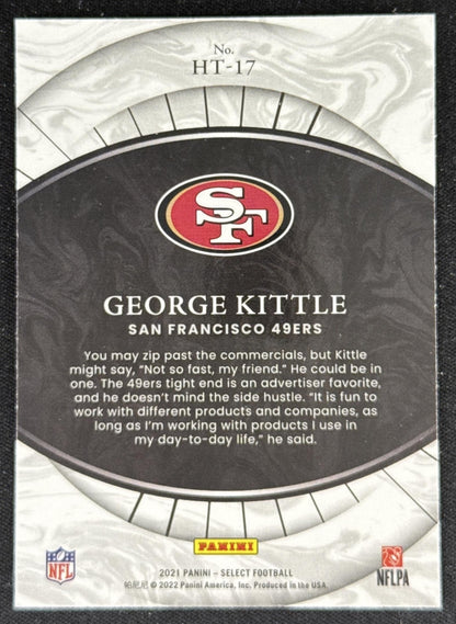 George Kittle 2021 Panini Select Hidden Talents 49ers Sports Trading Card
