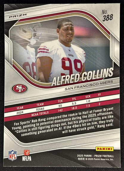 Alfred Collins 2025 Panini Prizm Neon Green Pulsar
