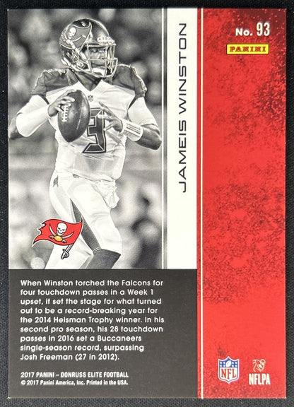 Jameis Winston 2017 Panini Donruss Elite Purple /99 Buccaneers