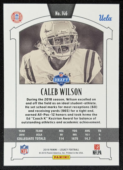 Caleb Wilson 2019 Panini Legacy Orange /199