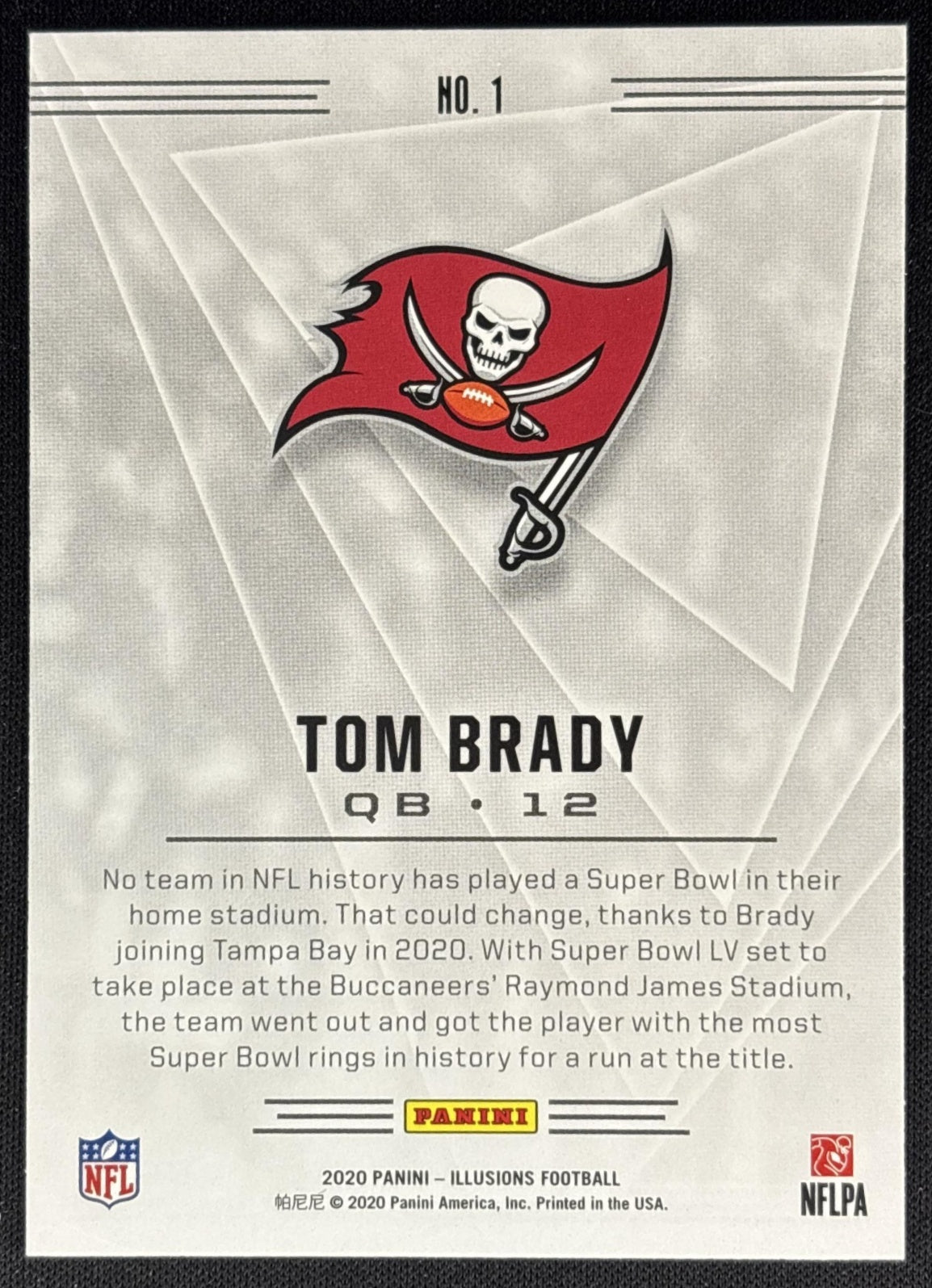 Tom Brady 2020 Panini Illusions Retail Buccaneers Sports Trading Cards