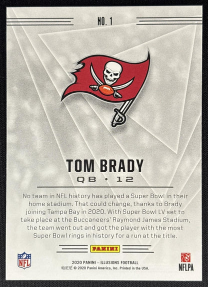 Tom Brady 2020 Panini Illusions Retail Buccaneers Sports Trading Cards
