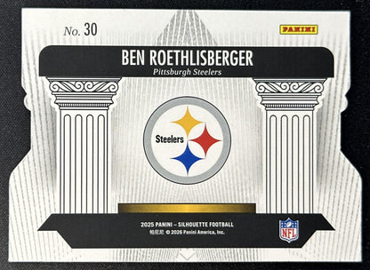 Ben Roethlisberger 2025 Panini Silhouette Pillars of the Game Steelers