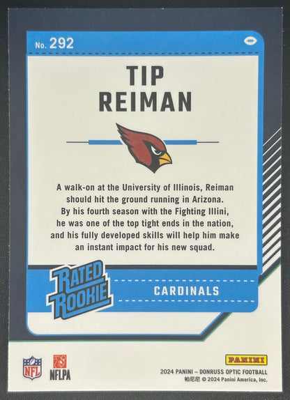 Tip Reiman 2024 Panini Donruss Optic Cardinals Sports Trading Card