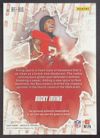Bucky Irving 2024 Panini Absolute Rookie Force