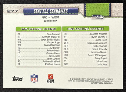 Seattle Seahawks 2026 Topps Football Leather Foil