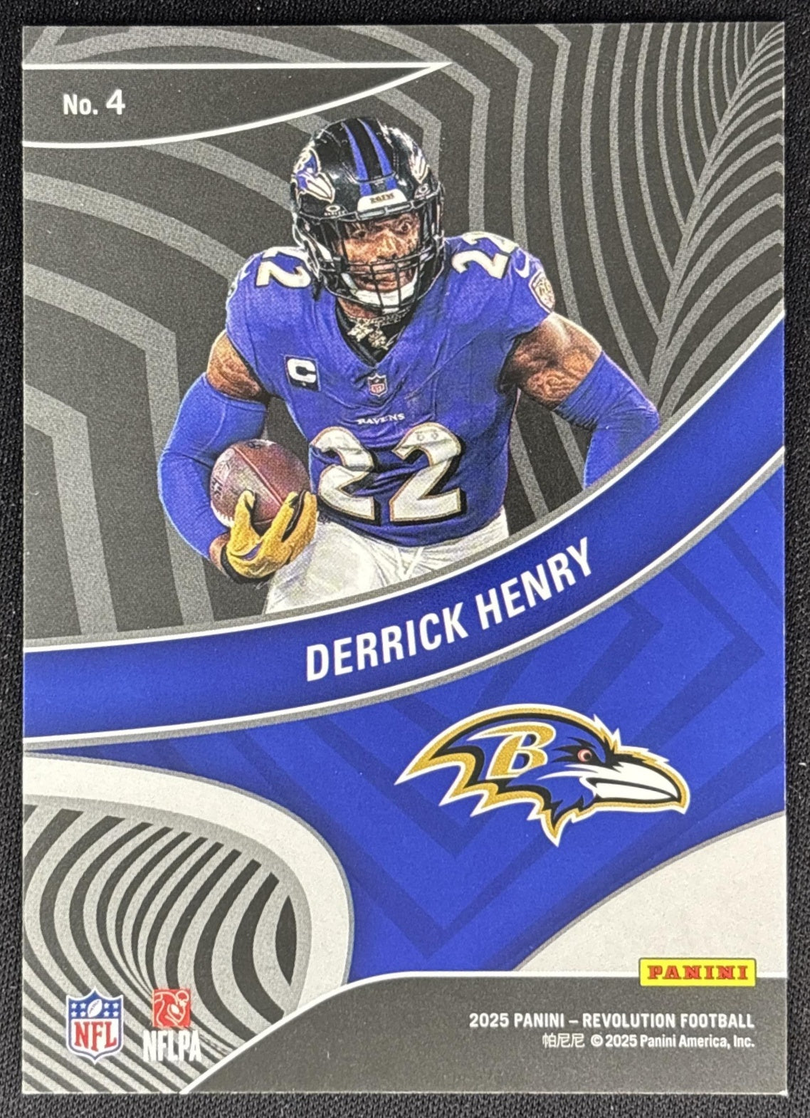 Derrick Henry 2025 Panini Revolution Showstoppers Ravens Sports Trading Cards
