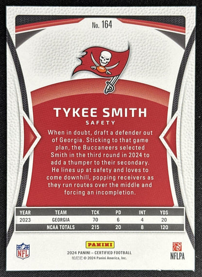 Tykee Smith 2024 Panini Certified Rookies /400 Buccaneers