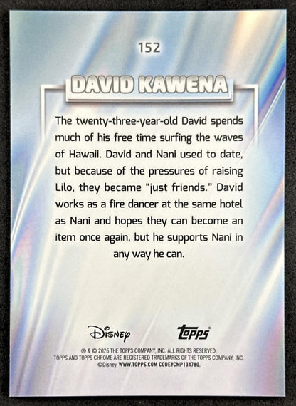 David Kawena 2026 Topps Chrome Disney Lilo & Stitch Non-Sport Trading Cards