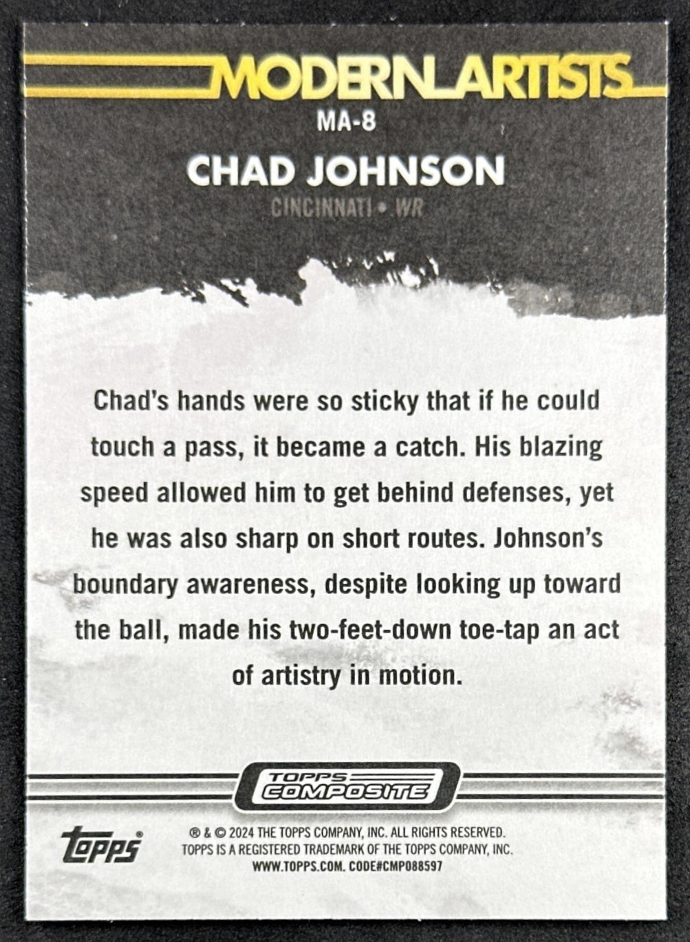 Chad Johnson 2023 Topps Composite Modern Artists Bengals Sports Trading Cards
