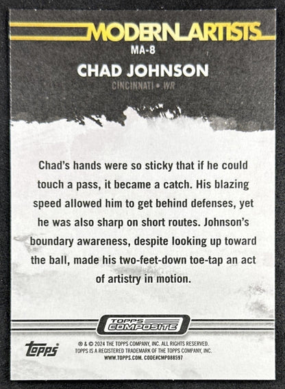 Chad Johnson 2023 Topps Composite Modern Artists Bengals Sports Trading Cards