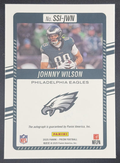 Johnny Wilson 2025 Panini Prizm Significant Signatures Eagles