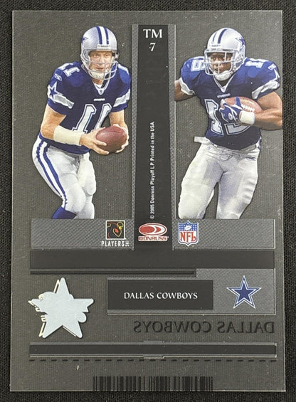 Julius Jones Drew Bledsoe 2005 Leaf Rookies & Stars Ticket Masters Silver Season /750 Cowboys
