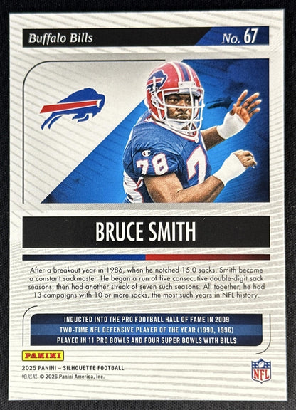 Bruce Smith 2025 Panini Silhouette Bills