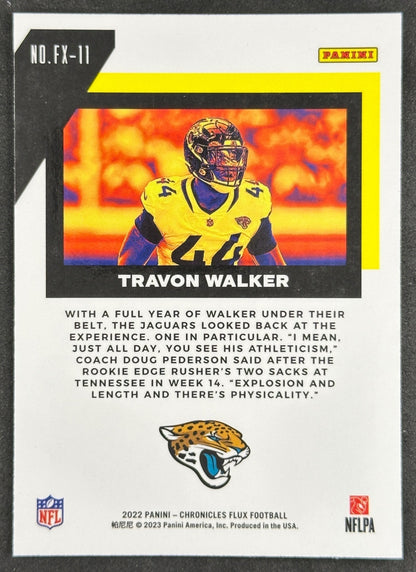 Travon Walker 2022 Chronicles Flux Rookies Jaguars