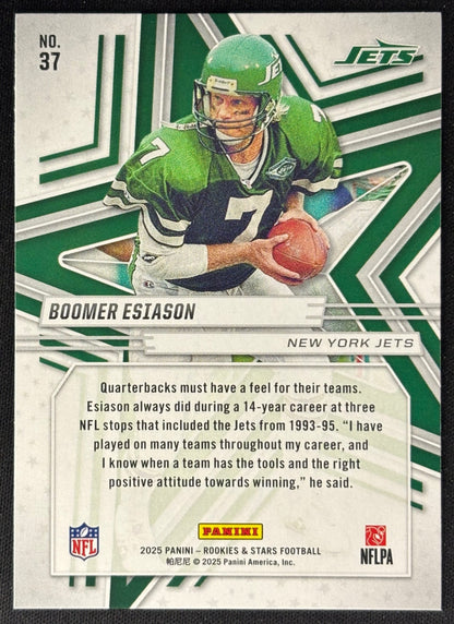 Boomer Esiason 2025 Rookies & Stars Preferred Jets Bengals Sports Trading Card
