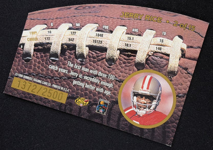 Jerry Rice 1996 Leaf Statistical Standouts /2500 49ers Sports Trading Card