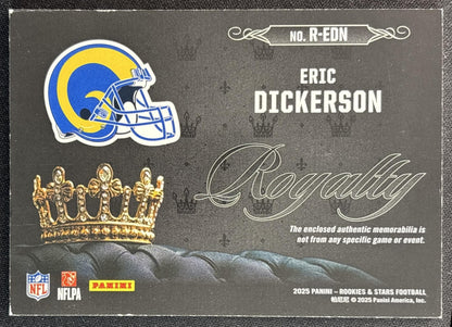 Eric Dickerson 2025 Panini Rookies & Stars Royalty Rams 2 back