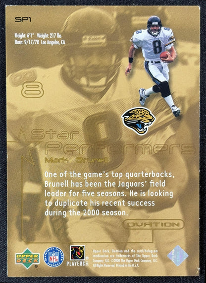 Mark Brunell 1999 Upper Deck Ovation Jaguars