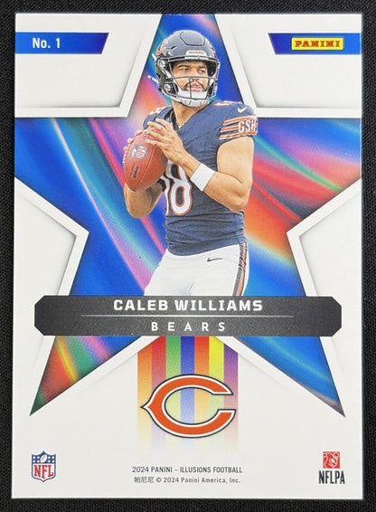 Caleb Williams 2024 Panini Illusions Shining Stars Bears
