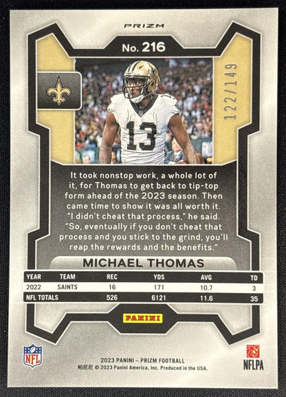 Michael Thomas 2022 Panini Prizm Red Wave /149 Saints