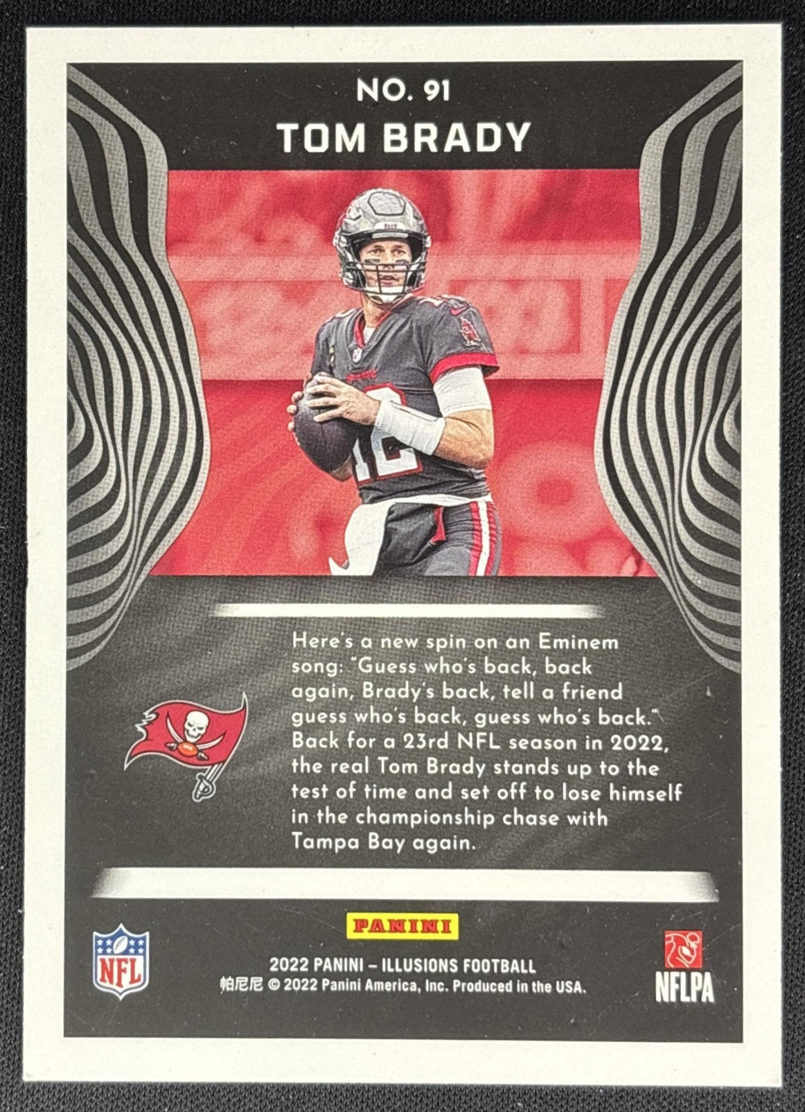 Tom Brady 2022 Panini Illusions Retail Buccaneers Sports Trading Cards