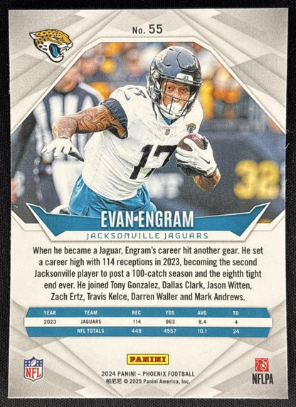 Evan Engram 2024 Panini Phoenix International Jaguars Sports Trading Card