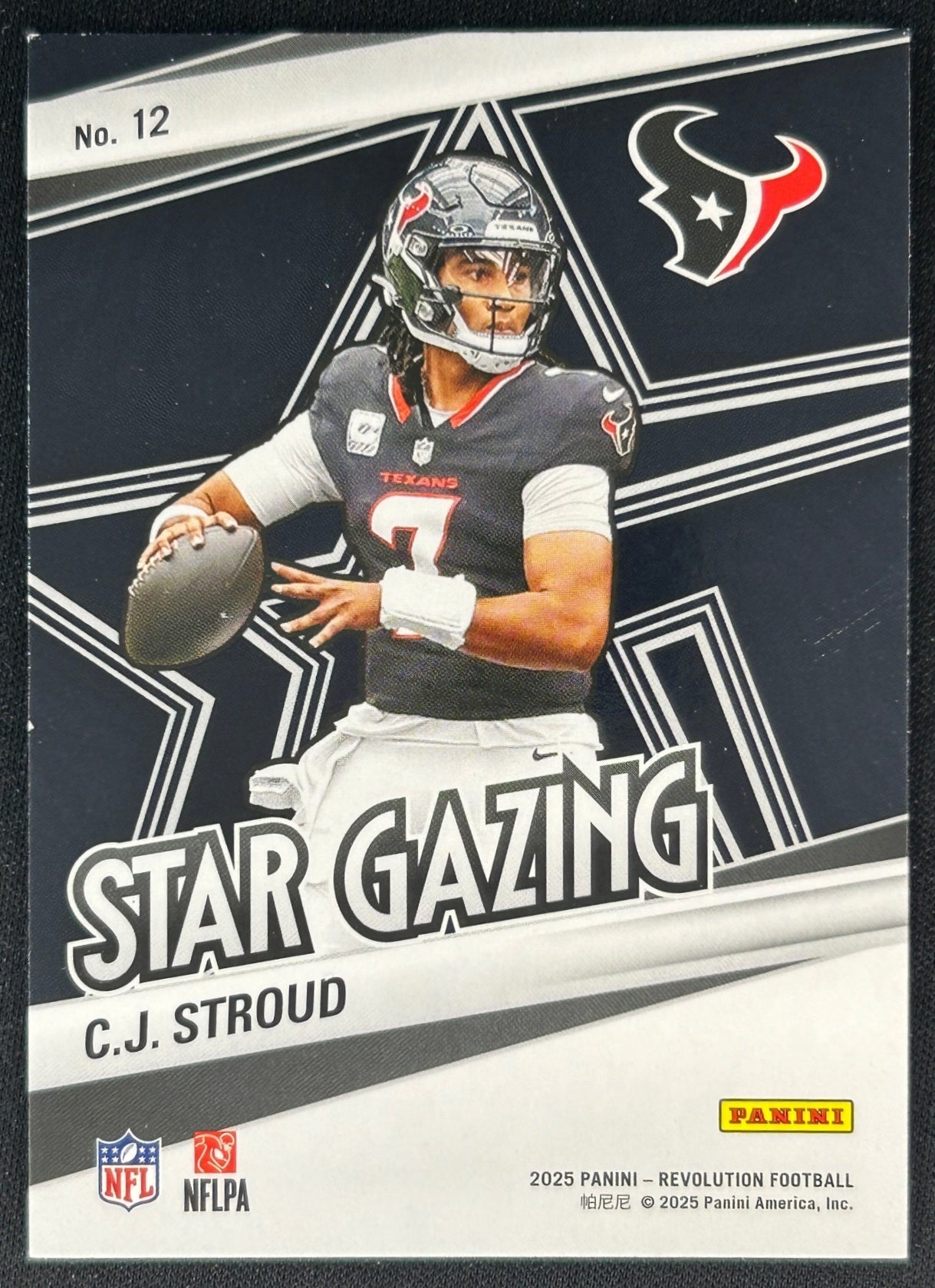 C.J. Stroud 2025 Panini Revolution Star Gazing Texans Sports Trading Cards