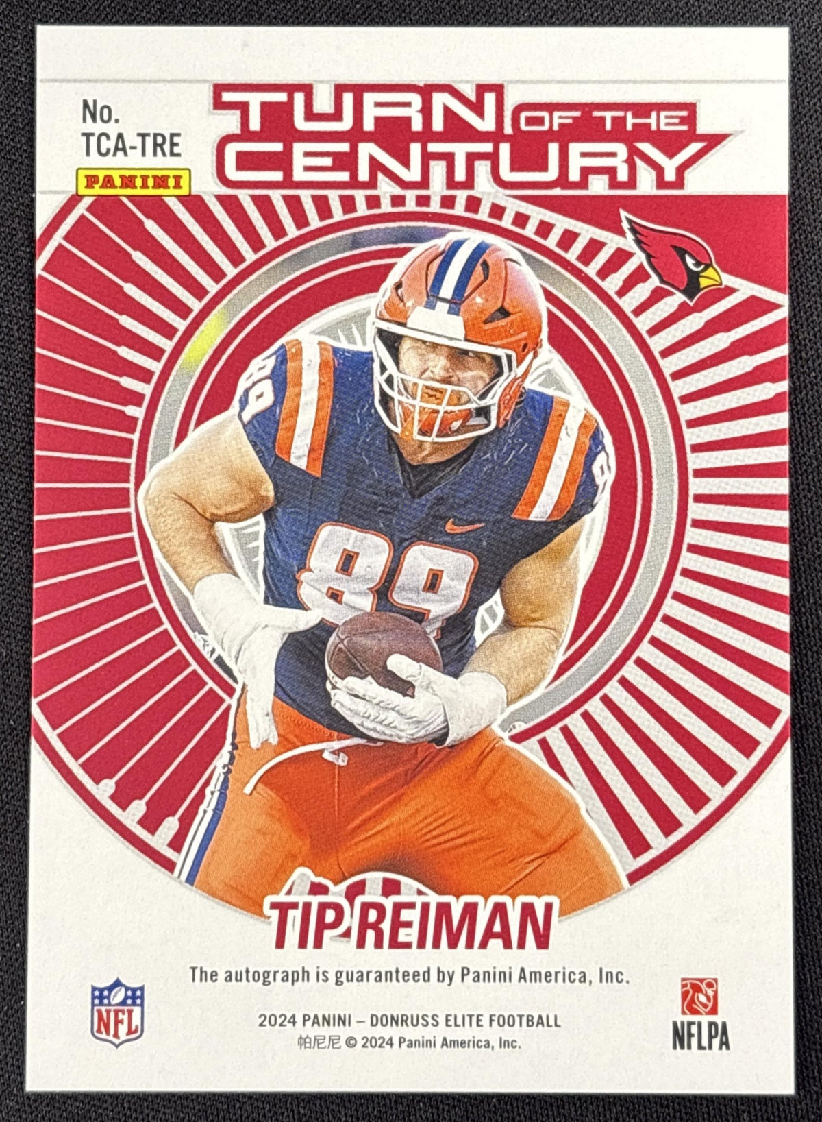 Tip Reiman 2024 Panini Donruss Elite Turn of the Century Auto /499 Cardinals