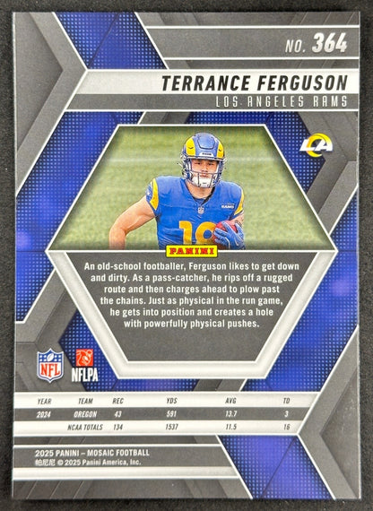 Terrance Ferguson 2025 Mosaic Rookies Rams Sports Trading Card