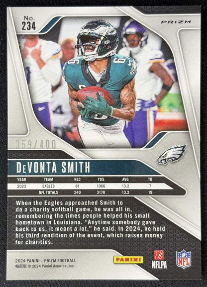 DeVonta Smith 2024 Panini Prizm Pandora /400 Eagles