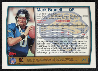 Mark Brunell 1999 Topps Jaguars