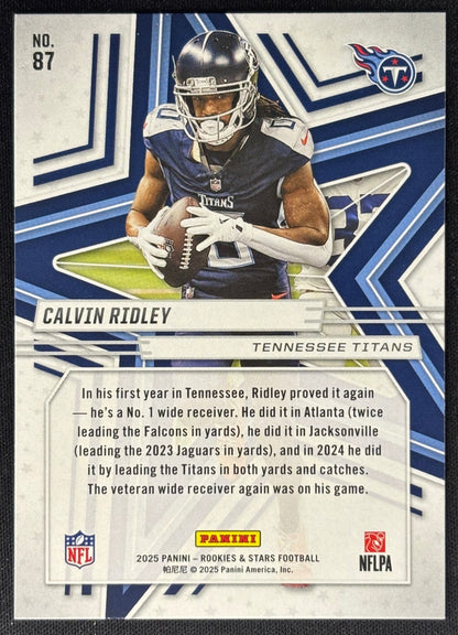 Calvin Ridley 2025 Rookies & Stars Preferred Titans Sports Trading Card