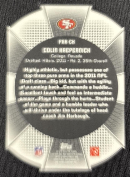 Colin Kaepernick 2011 Topps Finest Atomic Refractor Rookies 49ers