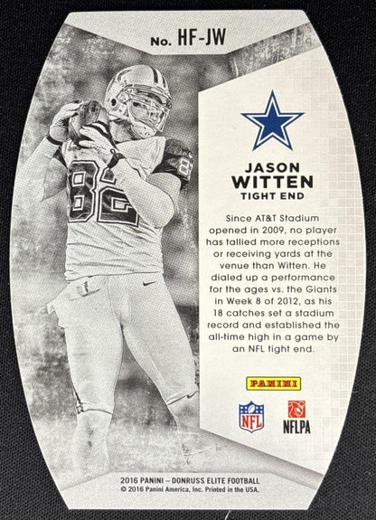 Jason Witten 2016 Panini Donruss Elite Home Field Advantage Cowboys