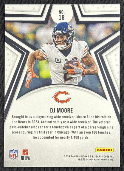 DJ Moore 2024 Panini Rookies & Stars True Blue /149 Bears