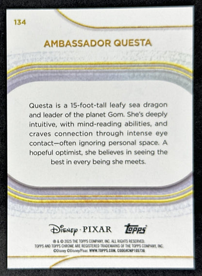 Ambassador Questa 2025 Topps Chrome Disney Non-Sport Trading Cards