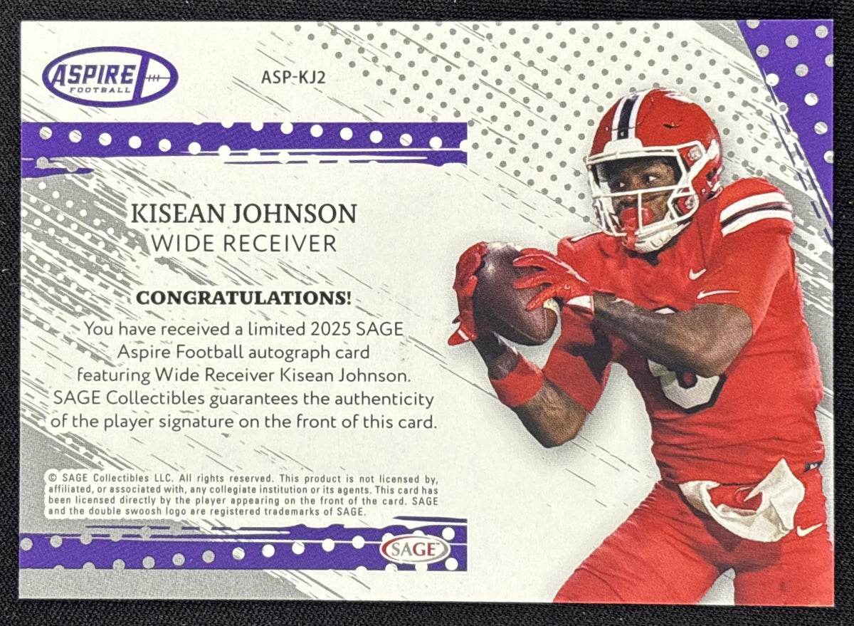 Kisean Johnson 2025 SAGE Aspire Auto Red
