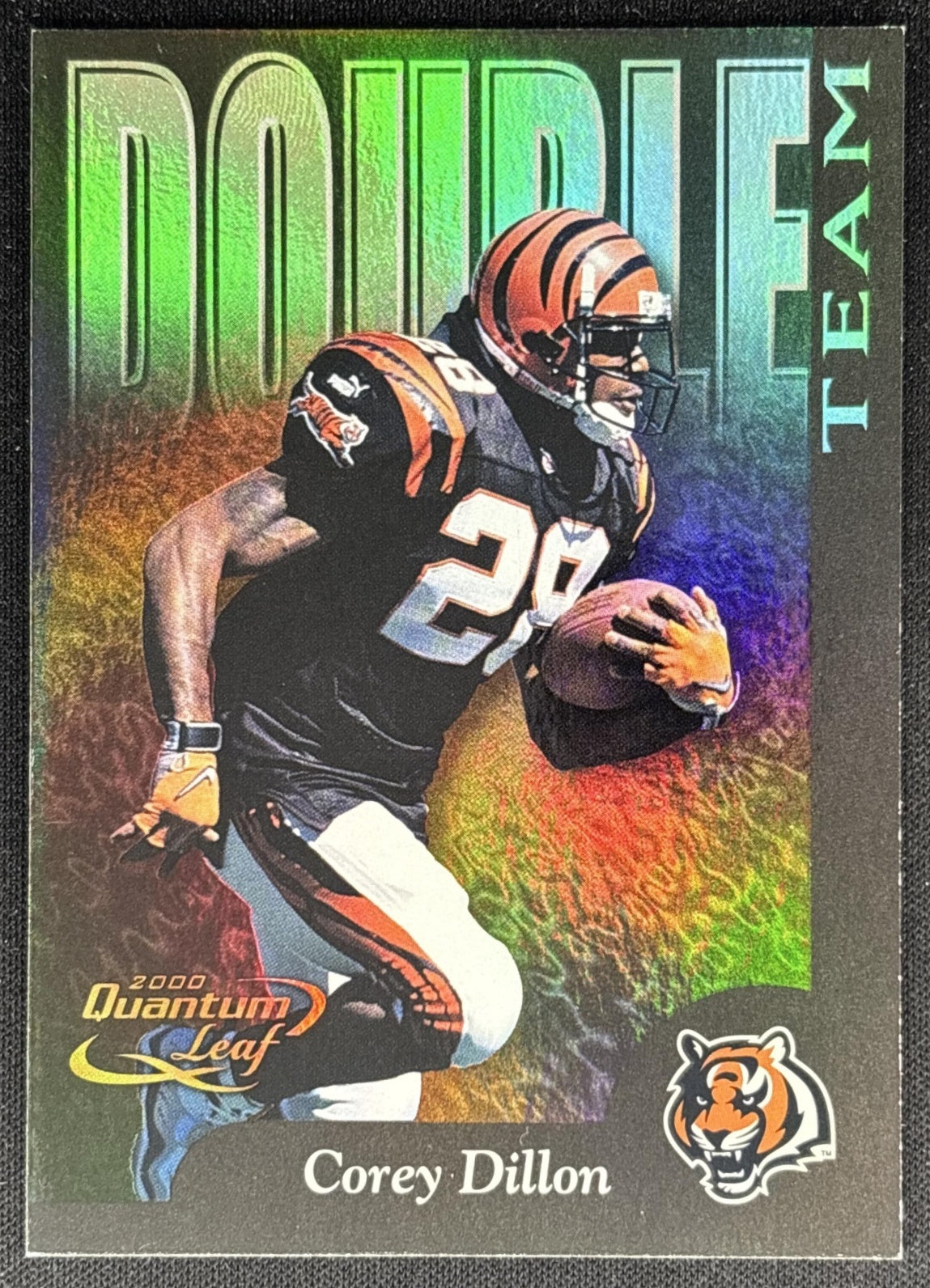 Corey Dillon Akili Smith 2000 Leaf Double Team /1500 Bengals back